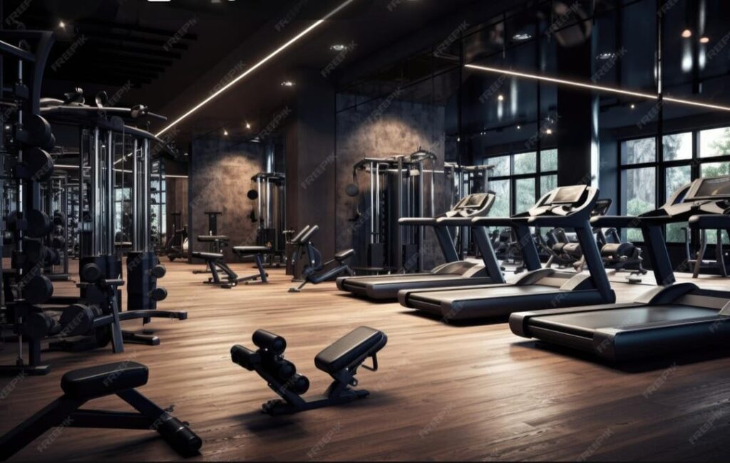 “Gym gallery images showing workout sessions and modern equipment at IMBACK Fitness Arena Kollam”
